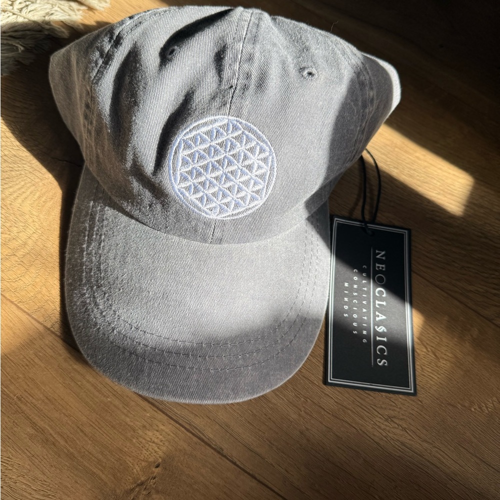 Neoclassics Light Gray Cap with Embroidered Detail - NEW (unused)